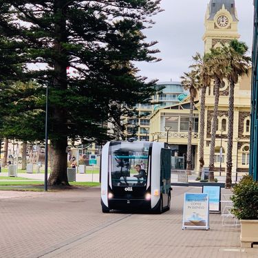 Olli driverless bus trial begins
