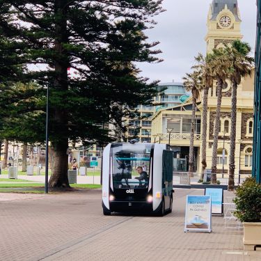 Olli driverless bus trial begins